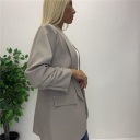 blazer con manica arricciata london